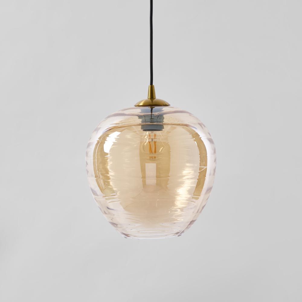 Serenity Pendant Light Amber