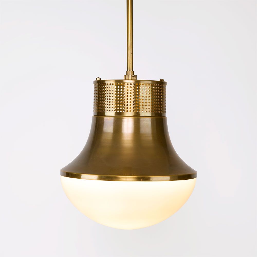 Halo Pendant Light Antique Brass