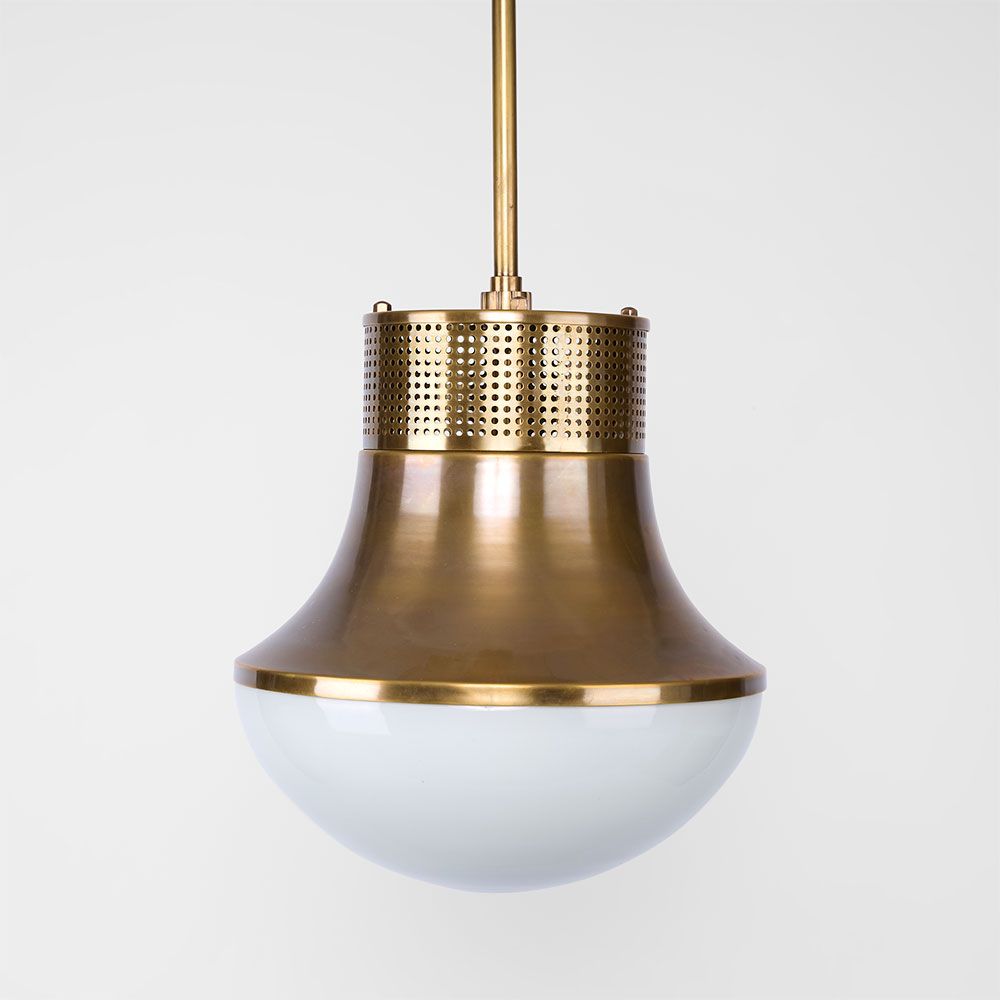 Halo Pendant Light Antique Brass