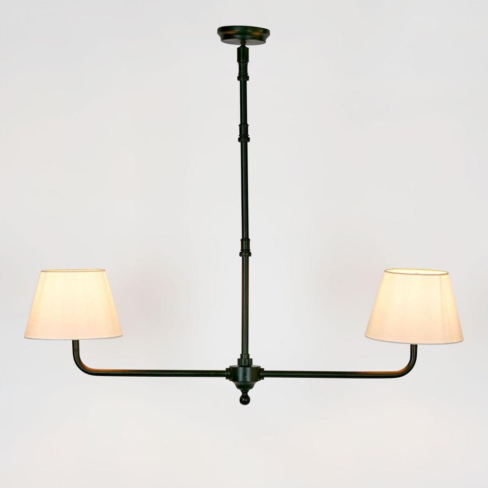 Sheridan Two Arm Pendant Light Black
