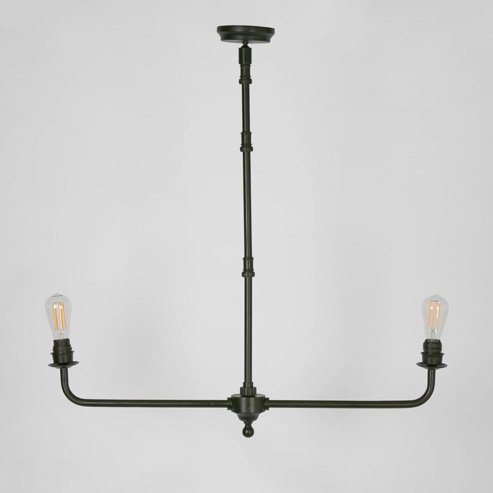 Sheridan Two Arm Pendant Light Black