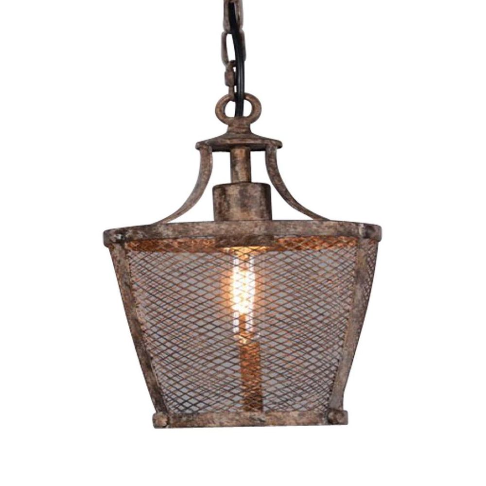 Fabio Medium 1 Light Pendant Rustic