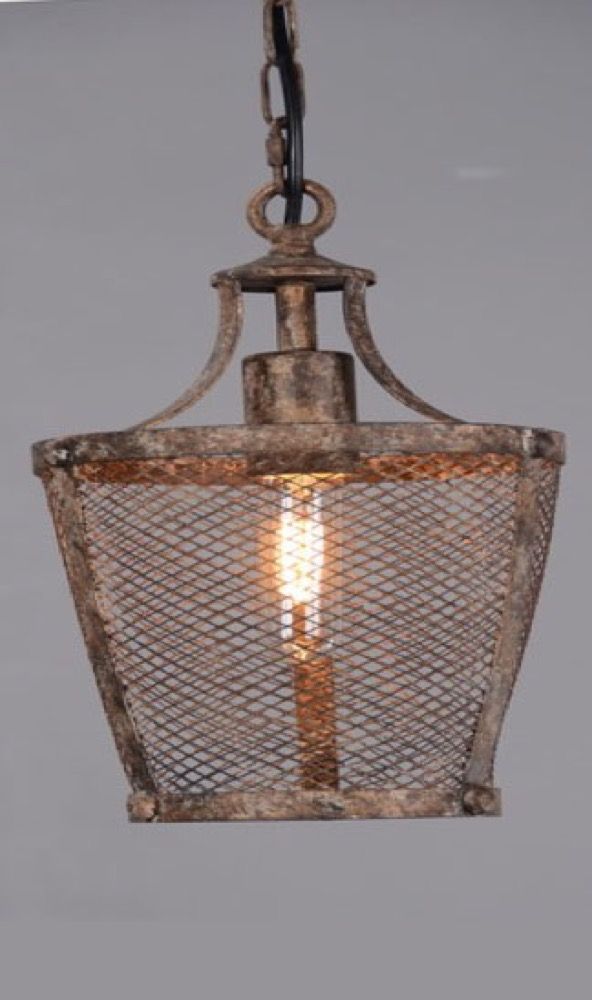 Fabio Medium 1 Light Pendant Rustic