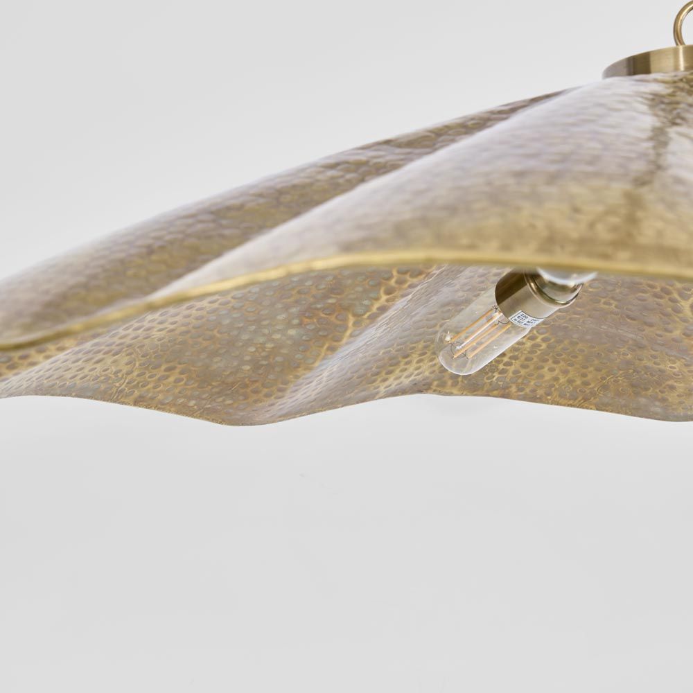 Melville Large Pendant Light Antique Brass