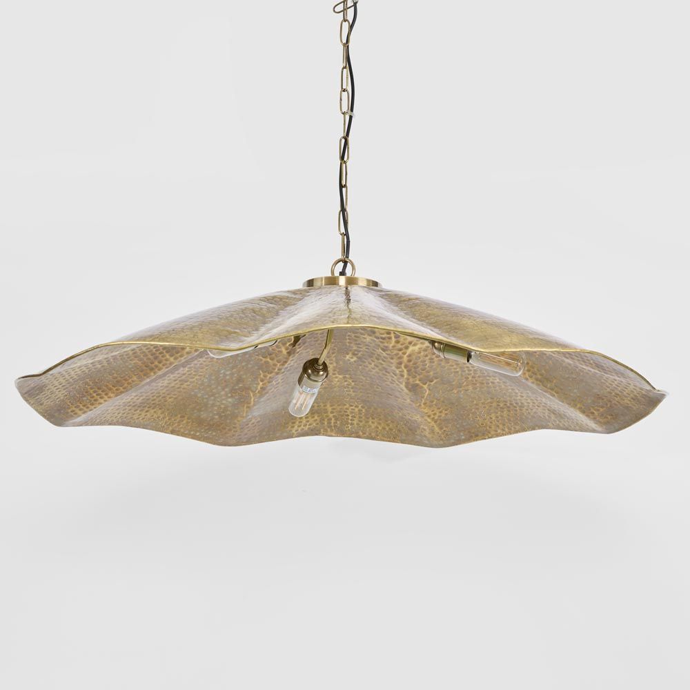 Melville Large Pendant Light Antique Brass