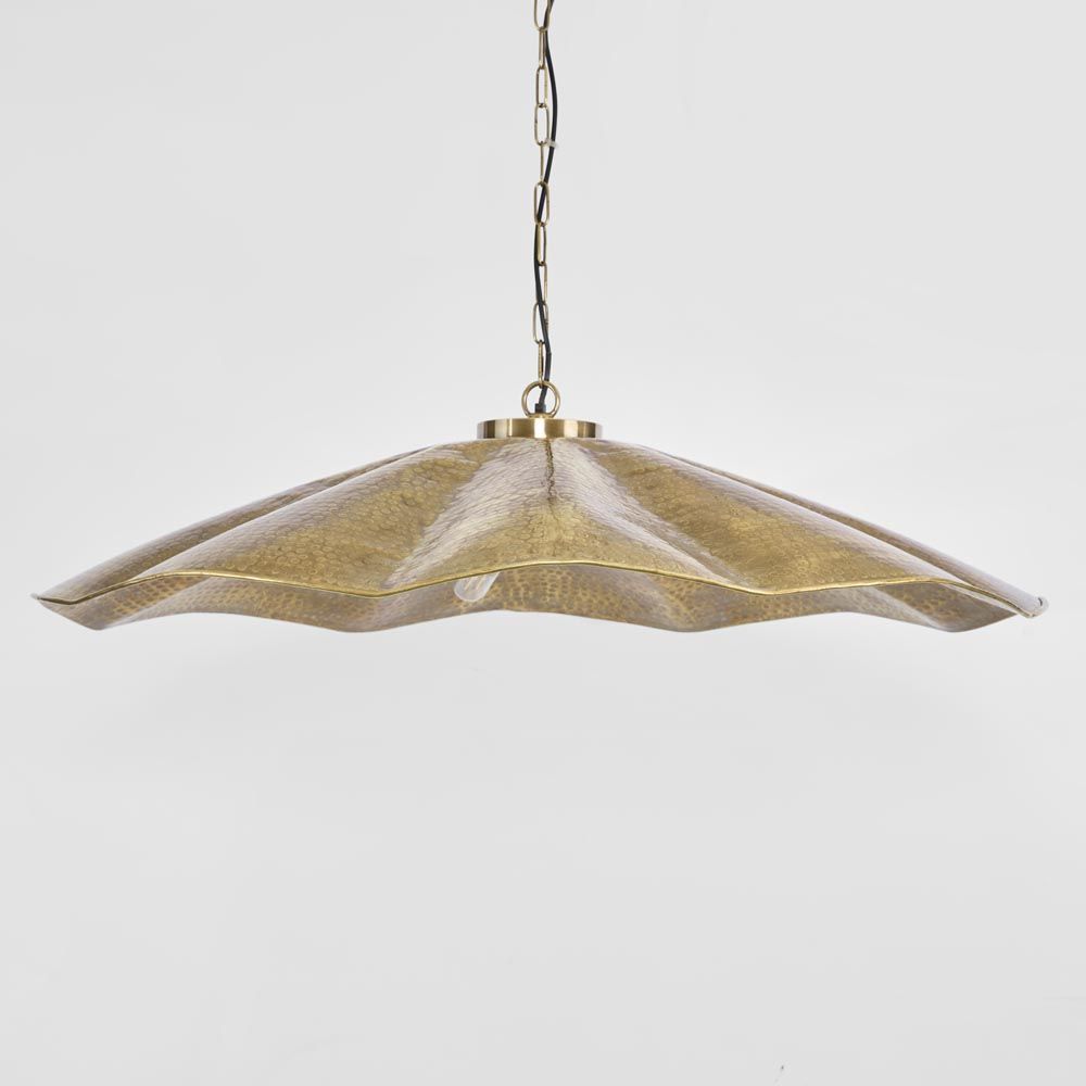 Melville Large Pendant Light Antique Brass