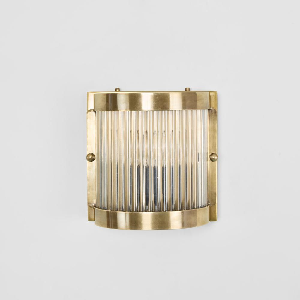 Pretoria Outdoor Wall Light Antique Brass