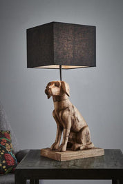 Thelma Table Lamp Dark Natural Base Only