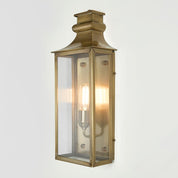 Westpoint Medium Outdoor Wall Light Antique Brass