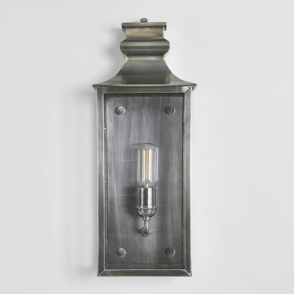 Westpoint Medium Outdoor Wall Light Antique Silver