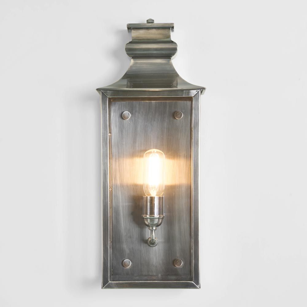 Westpoint Medium Outdoor Wall Light Antique Silver