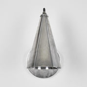 Cloudy Wall Sconce Antique Silver Brass