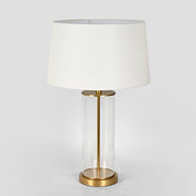 Iris Table Lamp Base Only Antique Brass