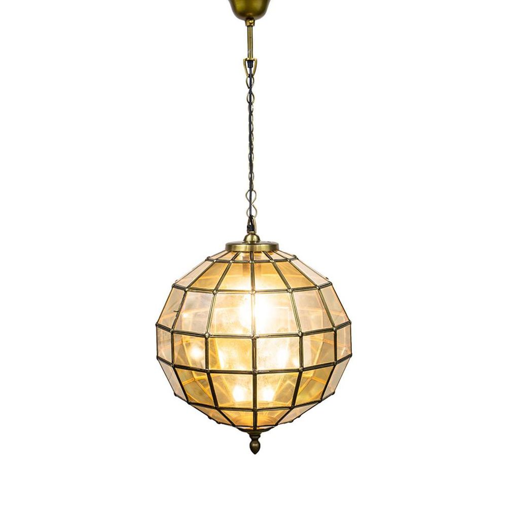 Prince Albert Medium 1 Light Pendant Brass