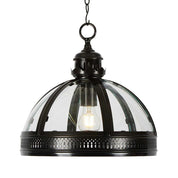 Winston 1 Light Pendant Black Medium