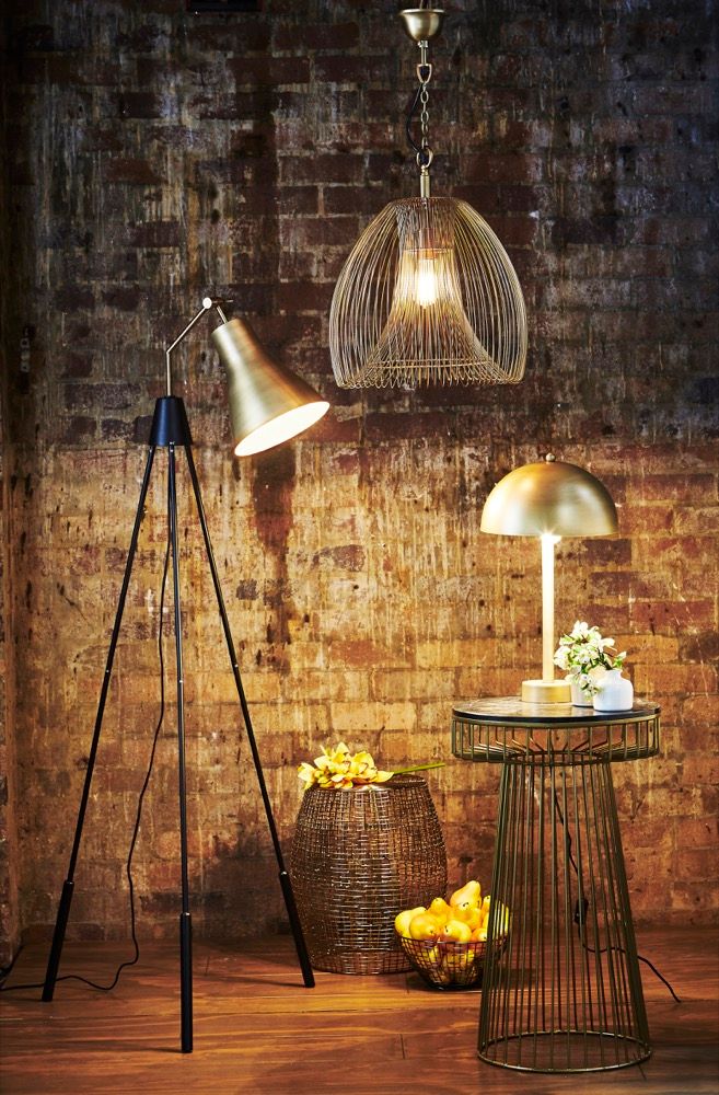 Baker Large 1 Light Pendant Gold