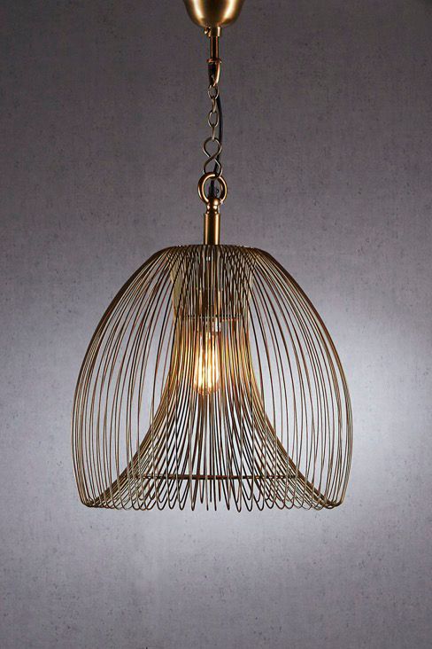 Baker Large 1 Light Pendant Gold