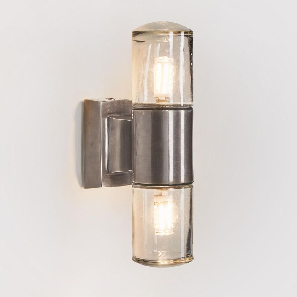 Plover Up & Down Wall Light Antique Silver