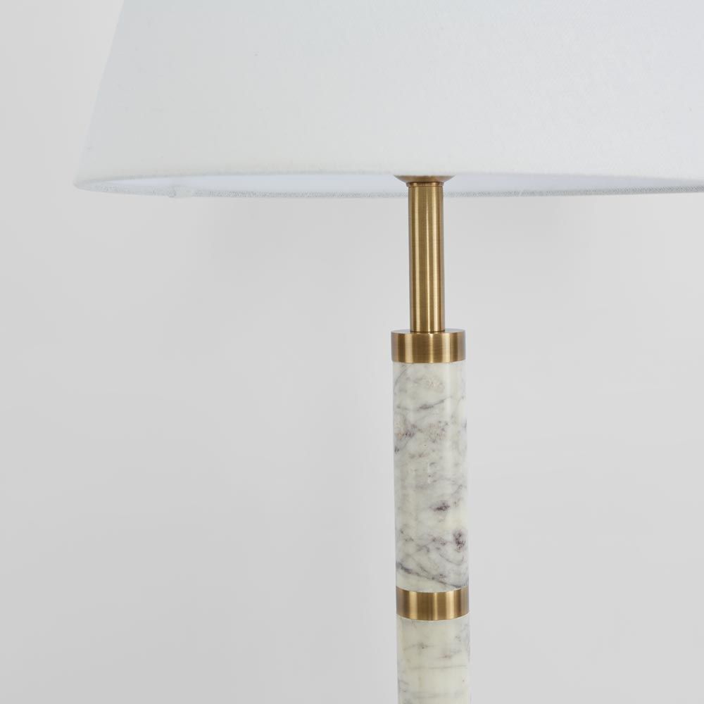 ST Germain Table Lamp Base Only White