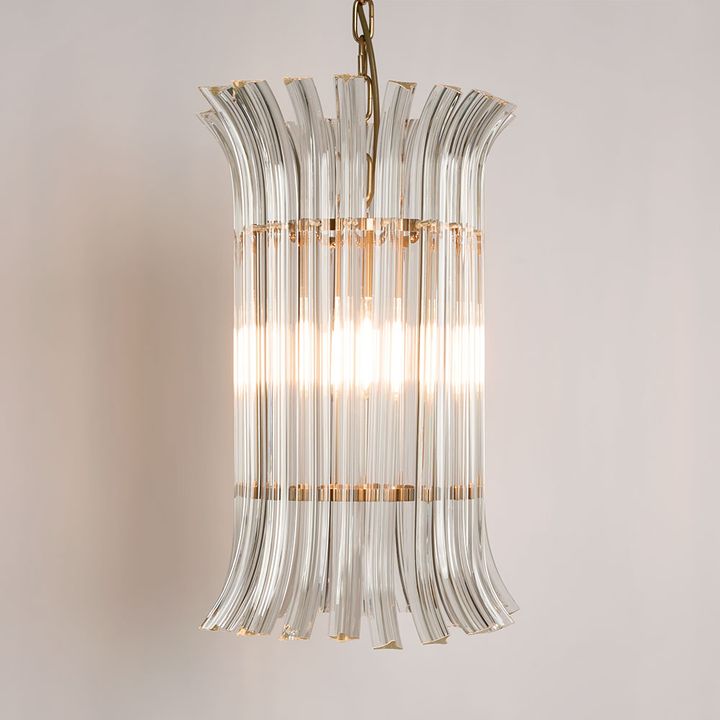 Petal Chandelier Brass
