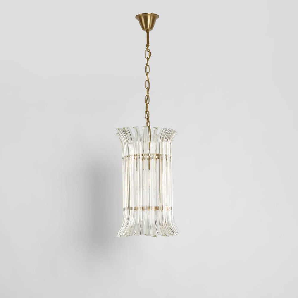 Petal Chandelier Brass
