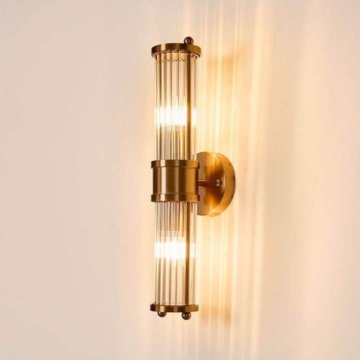 Jenson Up & Down Wall Light Brass