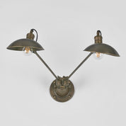 Remington Swing Arm Wall Light Brass