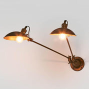 Remington Swing Arm Wall Light Brass