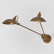 Remington Swing Arm Wall Light Brass