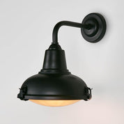 Catalina Exterior Wall Light Black Brass