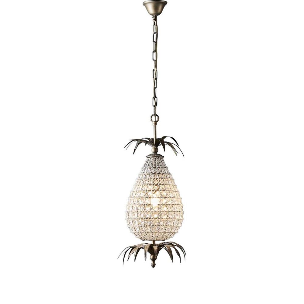 Picasso 1 Light Pendant Brass