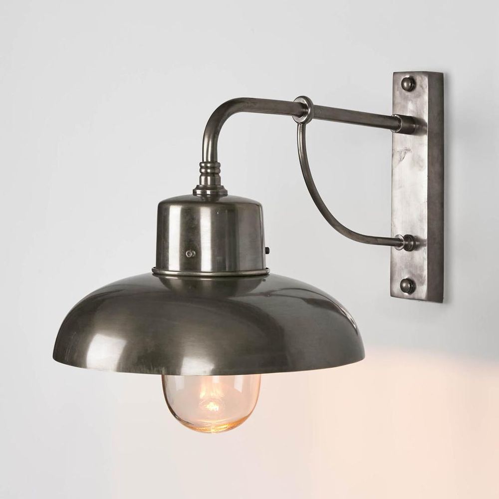 Bridgewater Outdoor Wall Lamp Silver