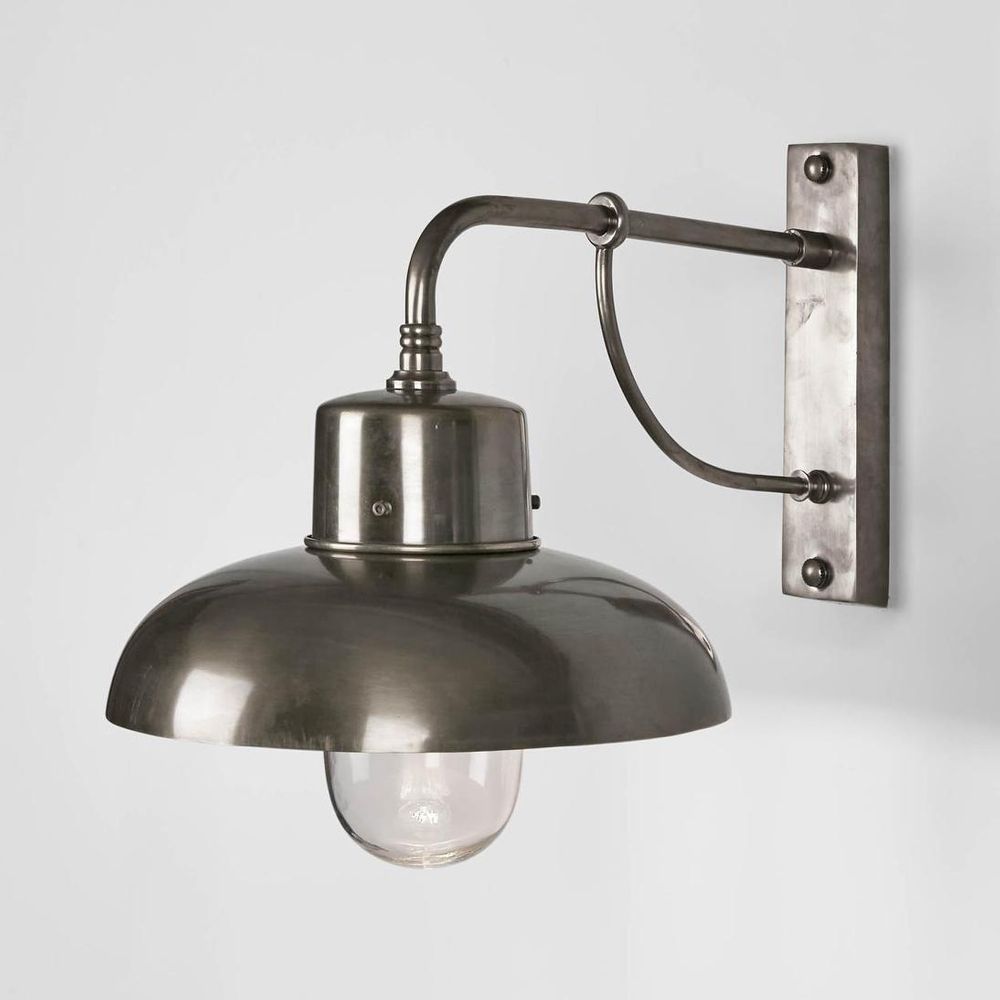 Bridgewater Outdoor Wall Lamp Silver