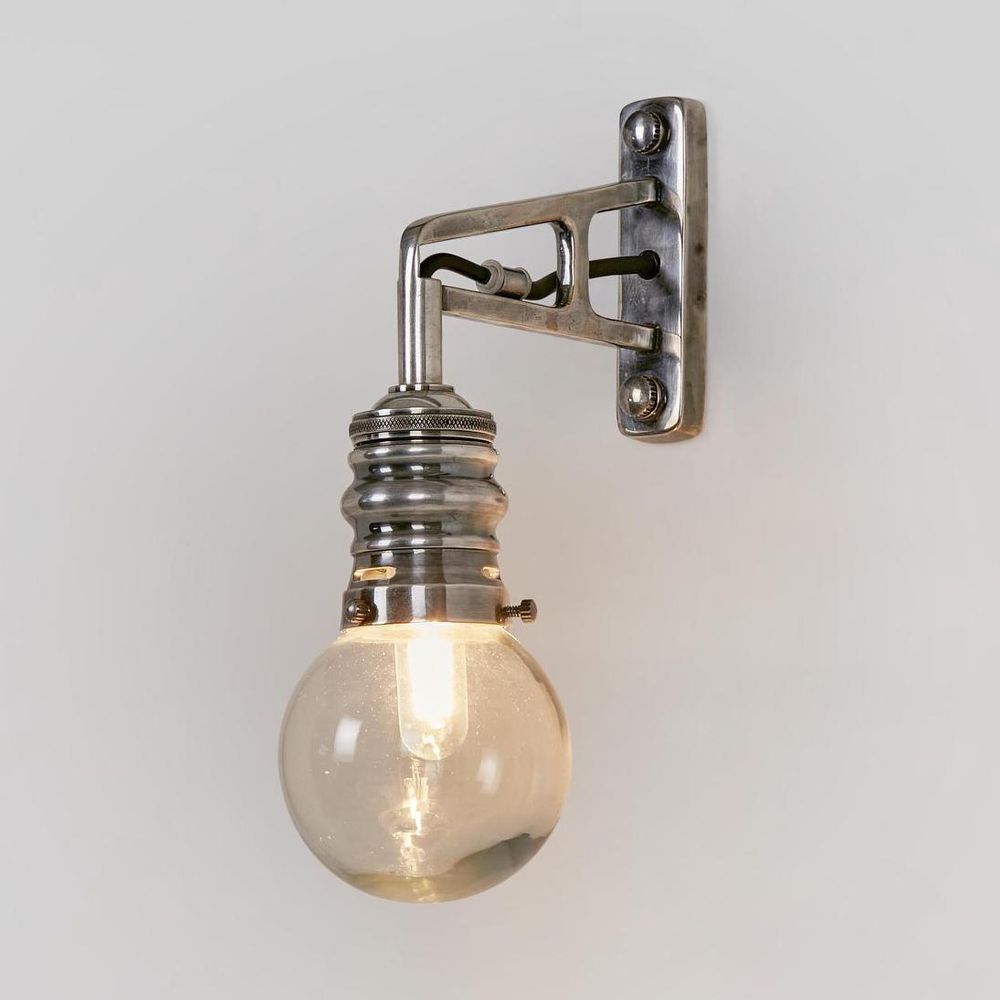 Carlton Outdoor Wall Lamp Silver
