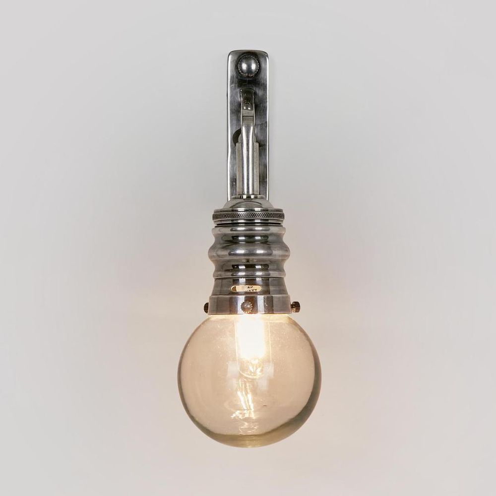 Carlton Outdoor Wall Lamp Silver