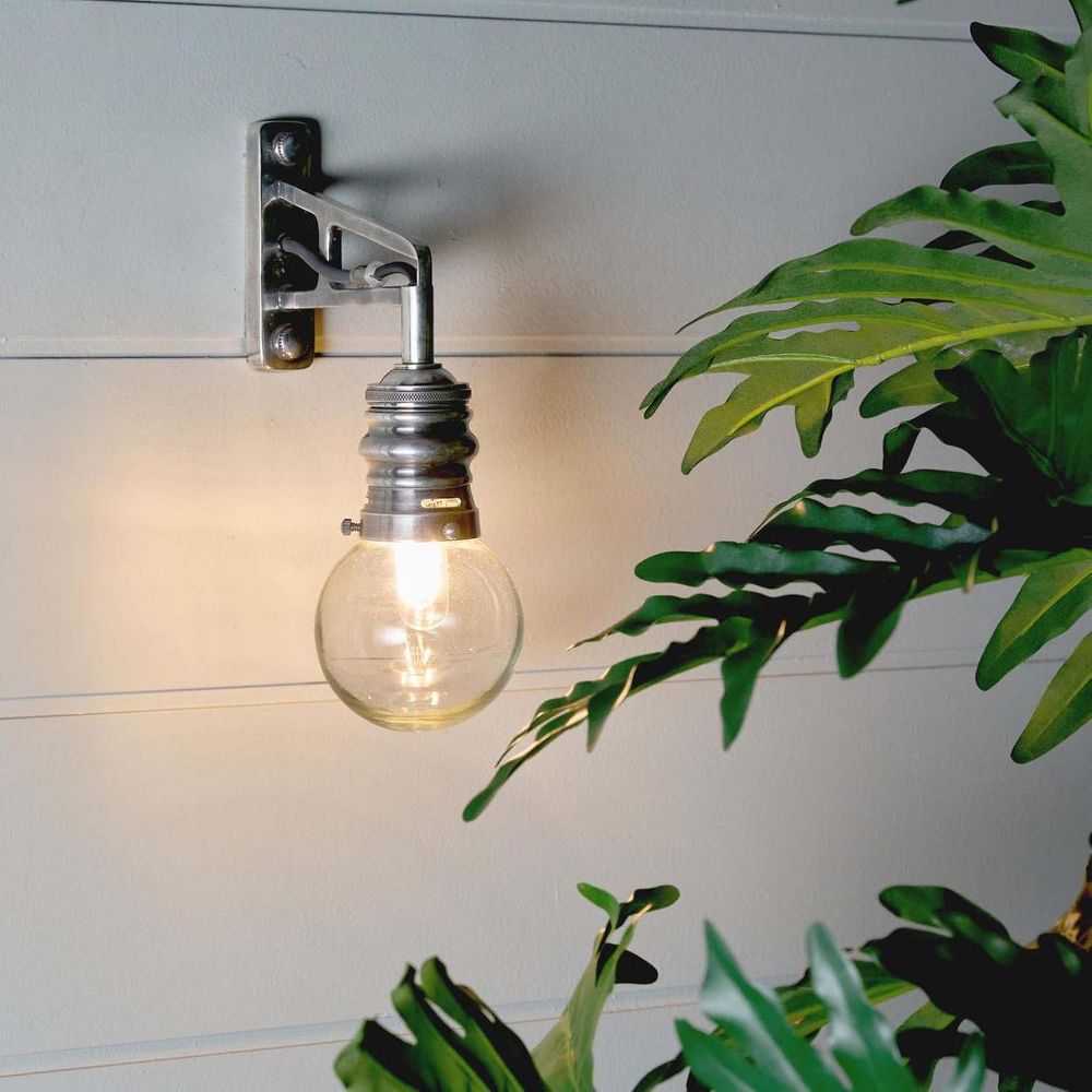 Carlton Outdoor Wall Lamp Silver