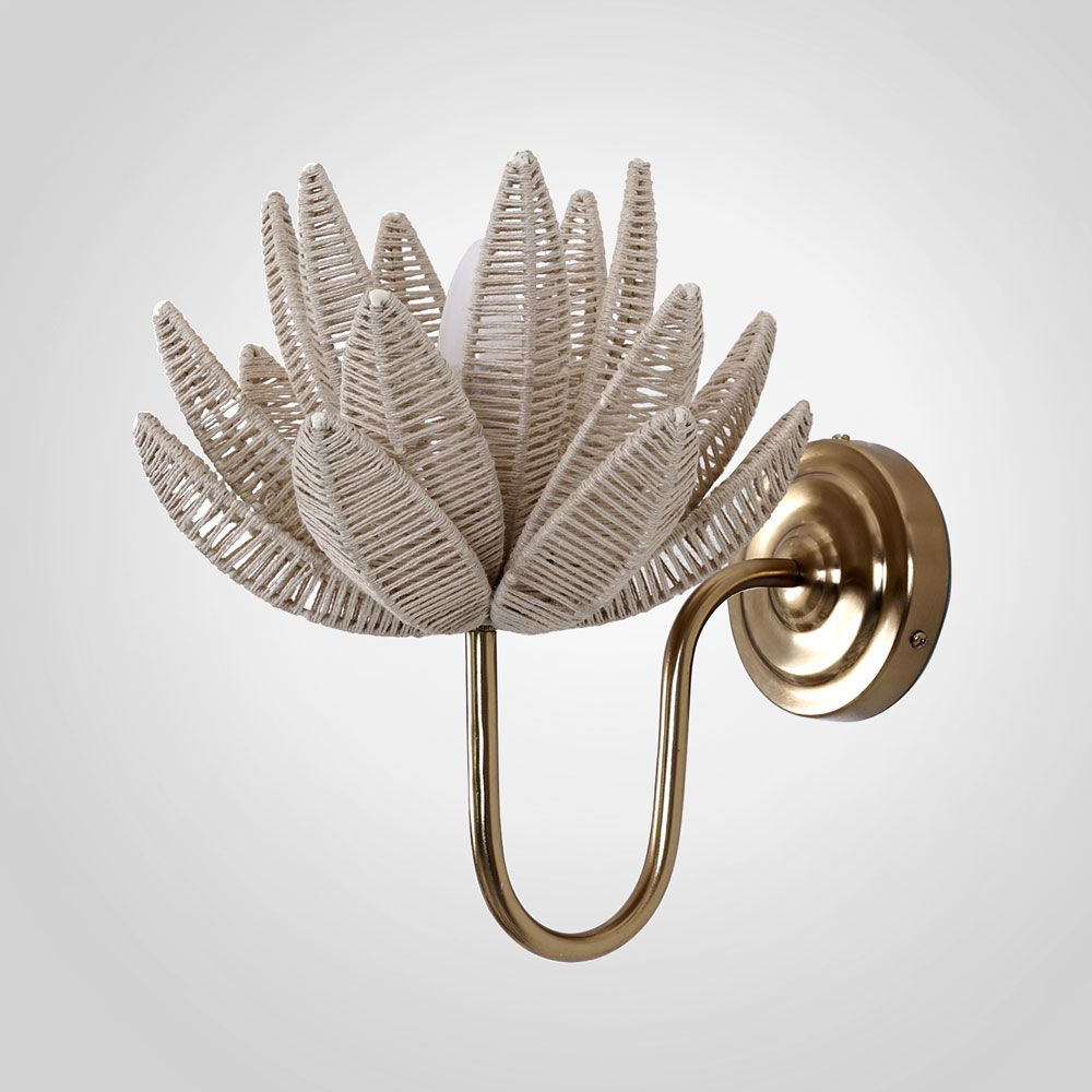 Cogee Flower Wall Light Brass