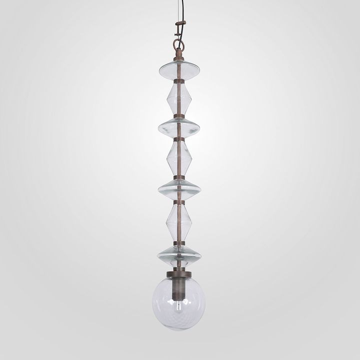Molten Beads Pendant Light Clear