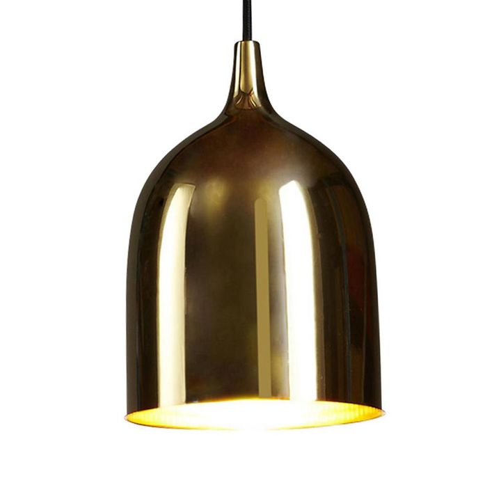 Lumi-R 1 Light Pendant Brass
