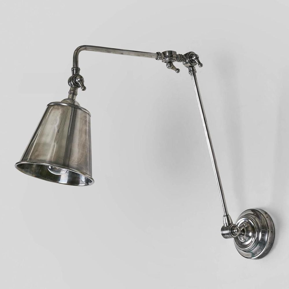 Cromwell Wall Lamp Antique Silver
