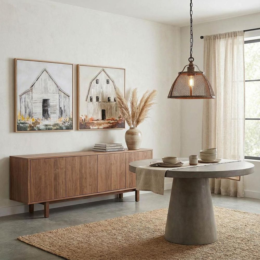 Lorenzo Medium 1 Light Pendant Rustic