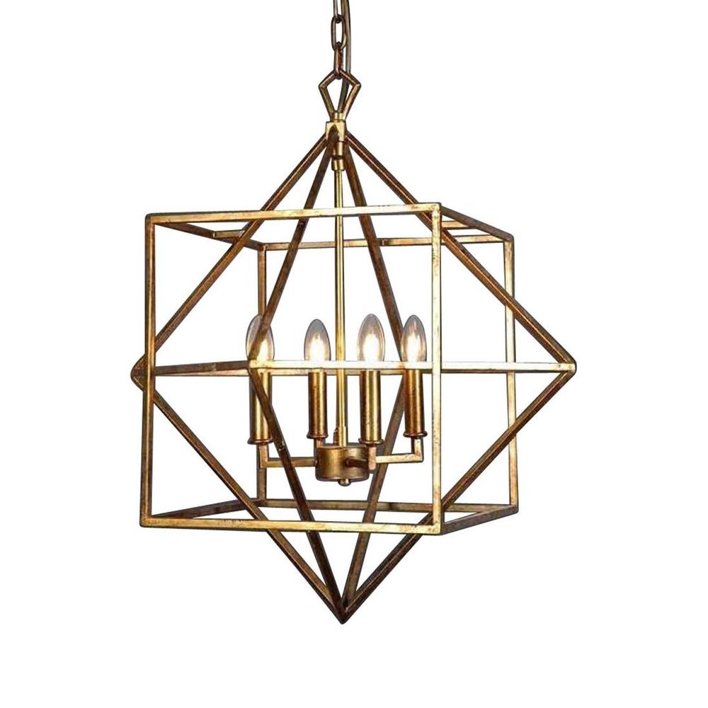 Mosman 4 Light Ceiling Light Gold