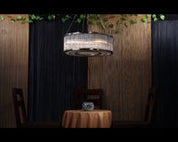 Verre Ring Glass 4 Light Pendant