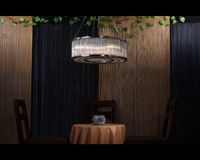 Verre Ring Glass 4 Light Pendant