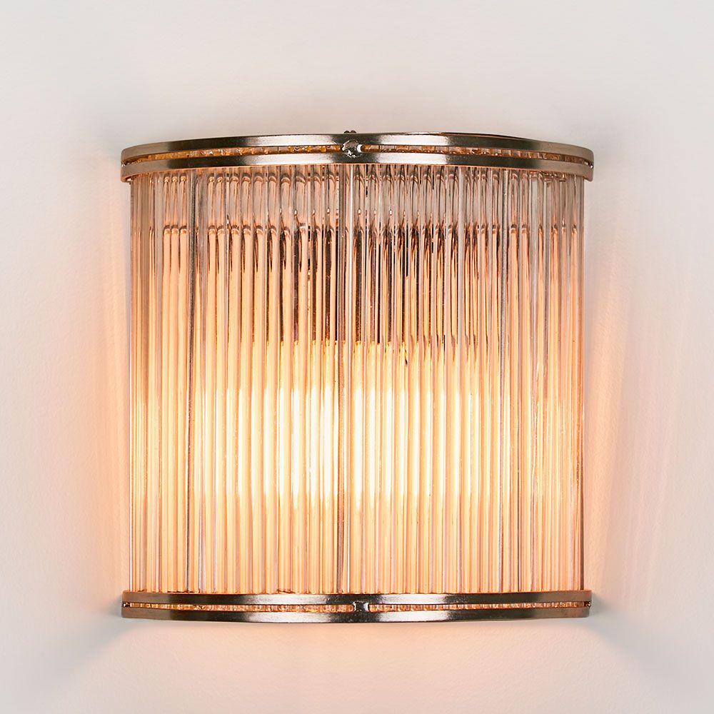 Verre Half Round Glass Wall Light