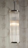 Verre Large Pipe Glass 1 Light Pendant