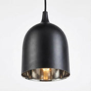 Lumi-R 1 Light Pendant Black Label Silver