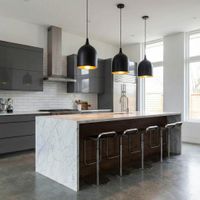 Lumi-R 1 Light Pendant Black Label Silver
