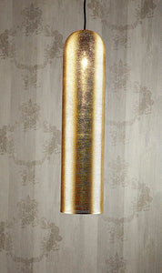 Moroccan Pipe Pendant Brass
