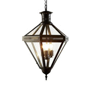 Rockefella 3 Light Pendant Black